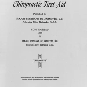 Chiropractic First Aid