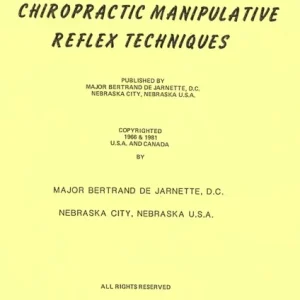 1981 Chiropractic Manipulative Reflex Technique Manual (1966/1981)