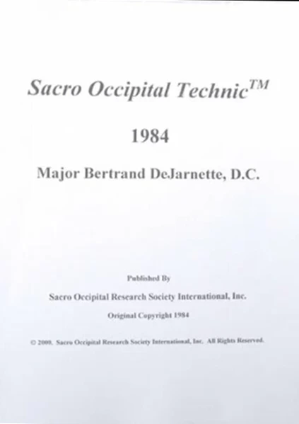 1984 DeJarnette ORIGINAL SOT Manual